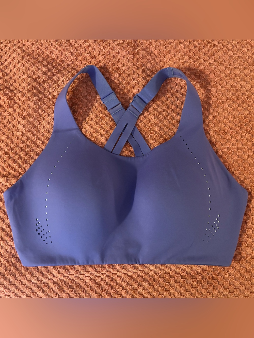 lululemon athletica purple Cross-Back Seamless Sports Bra